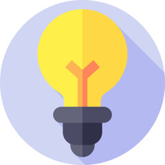 Light Bulb Visionary Spark Icon