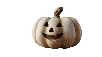 Carved Pumpkin on Black, isolated on transparent background