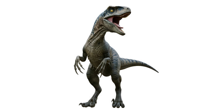 Velociraptor Raptor Dinosaur Illustration Isolated on Transparent Background, Jurassic World