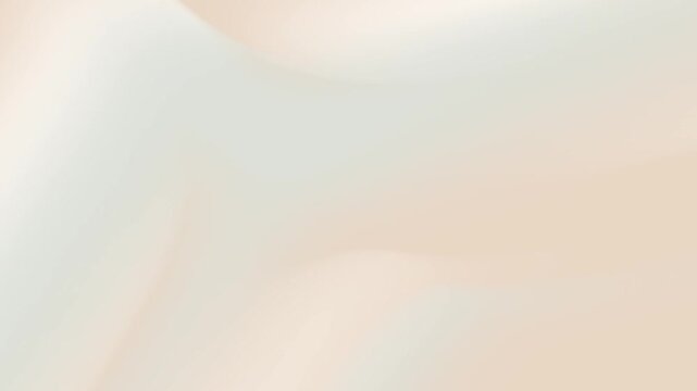 Gentle abstract animation with smooth flowing pastel shades of beige, cream, and light gray. The soft gradient movement creates a calm, elegant, and minimal background ideal for presentations