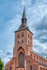 Obraz premium Odense is the third largest city in Denmark, after Copenhagen and Aarhus.