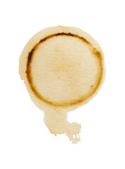Vintage Coffee Ring Stain Texture Background