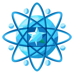 atom symbol icon