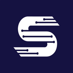 S letter logo icon