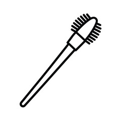 Brow Gel Brush Icon Outline
