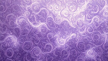 Abstract swirling patterns in lavender