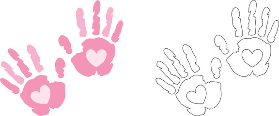 Breast Cancer Awareness Month icon set. Sign for awareness month with pink ribbon symbol. This icon increase awareness of the disease and to raise funds for research into its cause, diagnosis. 