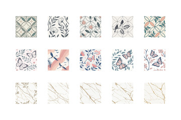 White marble texture with gold accents Futuristic neon glow lines background design bundle for office work social work and business design