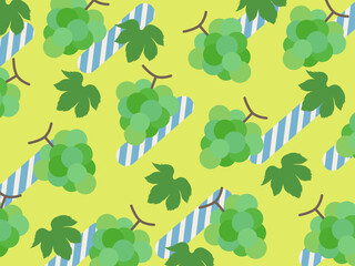 マスカットとぶどうの葉