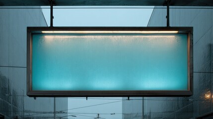 Modern illuminated neon sign for advertising and storefront display with vibrant glow contemporary design urban lighting and eye-catching signage solutions