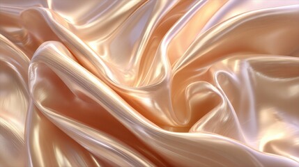 Luxurious silky satin fabric with smooth shiny elegant draped texture ideal for fashion interior decor upscale clothing and premium design projects