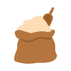 Flour Sack with White Powder