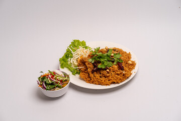 fried rice with chicken