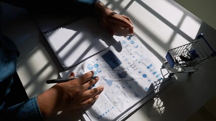 Analyzing Financial Charts with Shopping Cart and Rocket - Powered by Adobe