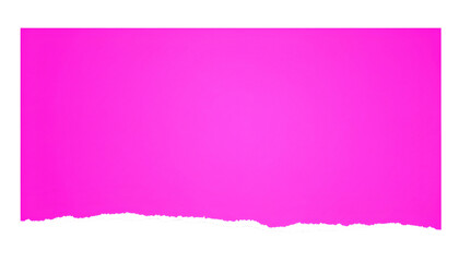 Ripped Fuchsia Paper Edge: A single strip of fuchsia paper, freshly torn to reveal a textured edge. Vivid color and minimalist design offer creative possibilities.