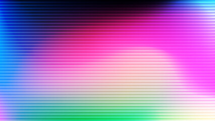 Abstract Vibrant Ripple Glass Gradient Background with Colorful Neon Light Effect