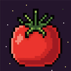 Fototapeta premium Digital Pixel Tomato