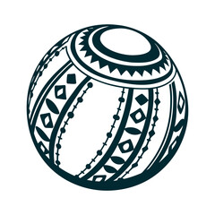 Aboriginal Possum Skin Ball Illustration Wulijini Possum skin ball