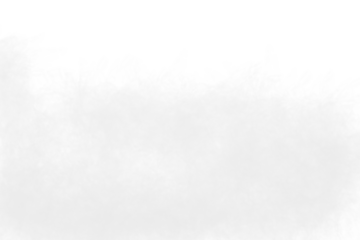 White watercolor texture isolated on transparent background for graphic design