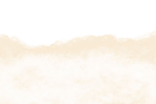 Light beige watercolor background texture isolated on transparent background