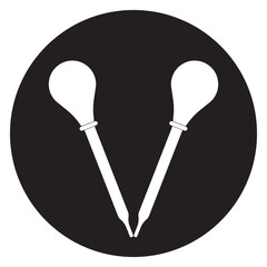 Chemical laboratory dropper pipette