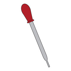 Chemical laboratory dropper pipette