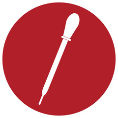 Chemical laboratory dropper pipette