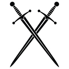 two crossed swords