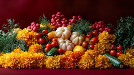 Harvest multi-colored vegetables, bright ingredients set 