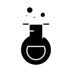 chemistry glyph icon