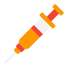 A syringe icon, ideal for medical, healthcare, or pharmaceutical websites, digital marketing, and health-related content.