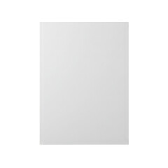 Blank white sheet of paper for message isolated PNG with Transparent Background