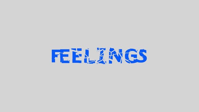 Shatter Feelings Text Animation &ndash; Powerful Broken and Exploding Typography Effect with Realistic Shatter Motion Graphics, Emotional Text Disintegration for Presentations, Trailers, Intros, and Creativ