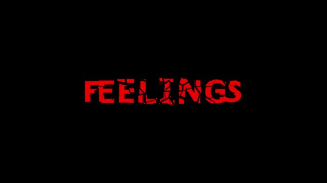 Shatter Feelings Text Animation &ndash; Powerful Broken and Exploding Typography Effect with Realistic Shatter Motion Graphics, Emotional Text Disintegration for Presentations, Trailers, Intros, and Creativ