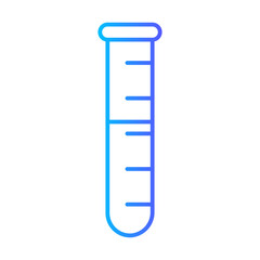 test tube gradient icon