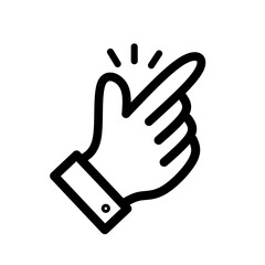 Easy thin liner icon isolated. Vector 