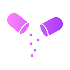pill gradient icon
