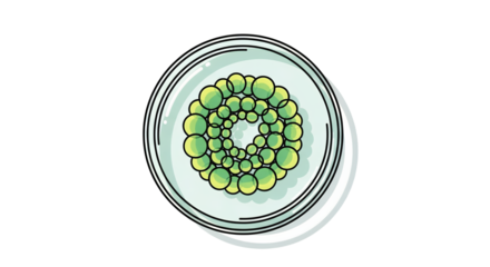 Green Bubbles Spiral Illustration Transparent Background