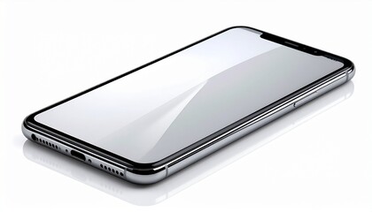 mobile phone isolated on white