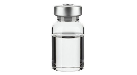 Sterile Medical Vial with Transparent Liquid