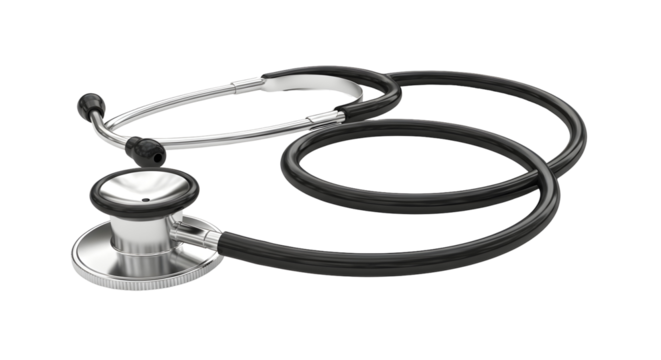 Professional stethoscope ready for medical examination, symbolizing health, wellness, and trusted healthcare solutions for modern medicine and patient care