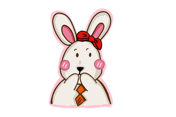 A cute little bunny are cutie today 