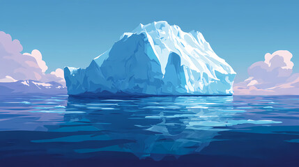 Mysterious Iceberg illustration