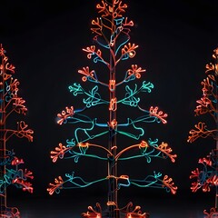 christmas card with deer