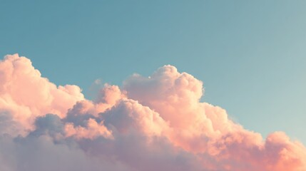 Soft cloud and sky background, minimalistic, suitable for hero section or slides.