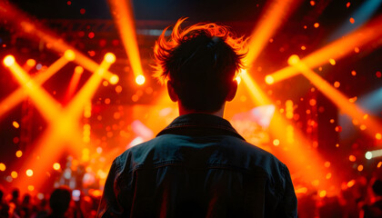 Immersed in the Beat: A Moment of Pure Concert Energy.