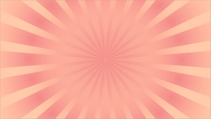 Soft peach and pink radial burst background with subtle dot pattern in center