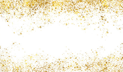 Gold glitter swash shiny stroke shape, luxury party element, frame, corner, border, Christmas