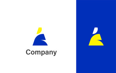 Modern and professional logo design for creative businesses, marketing, and corporate branding with minimal style for technology companies