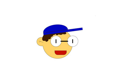 boy with baseball cap